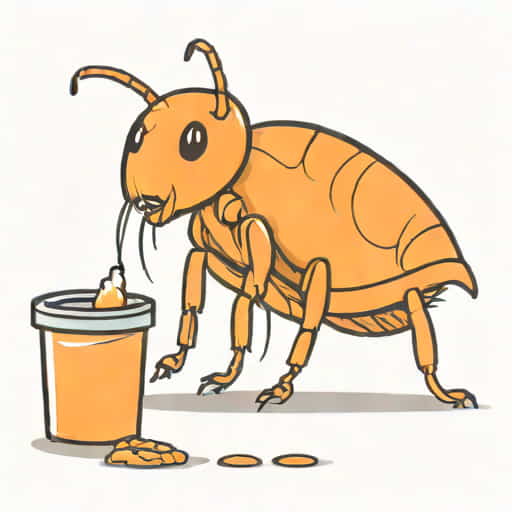 Fleas And Infest The Body Of The Porter