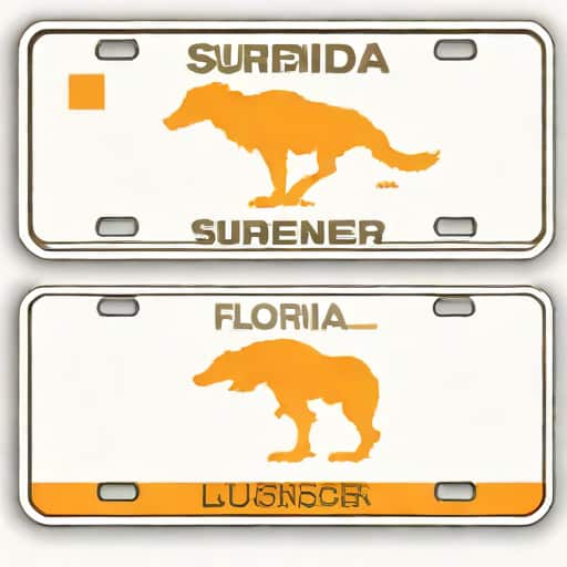 Florida Surrender License Plate Form