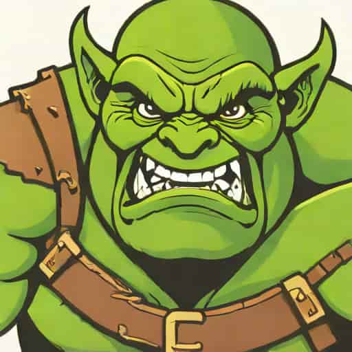 Grimacing One Slew The Orc By Mistake
