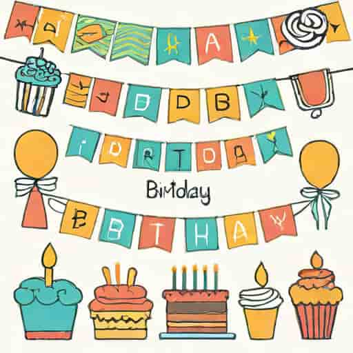 Happy Birthday Banner Printable