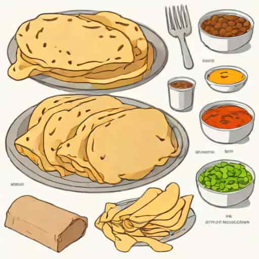 How Much Atta For 6 Rotis
