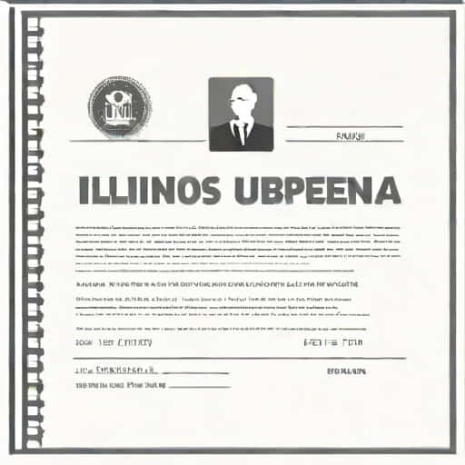 Illinois Subpoena Form