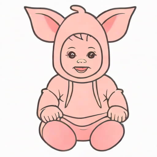 Infant Piglet Costume