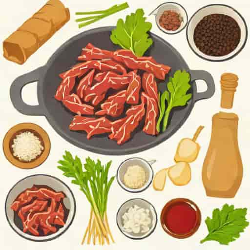 Ingredients For Mongolian Beef