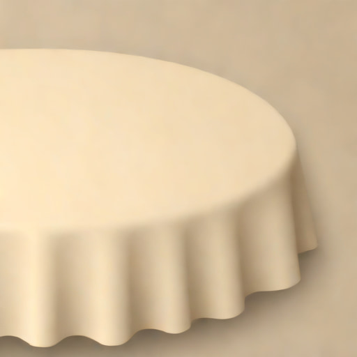 Ivory Round Tablecloths
