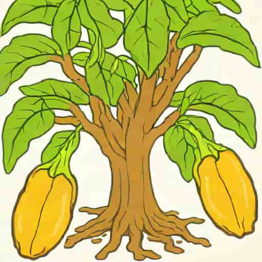 Jackfruit Tree Root System And Venation