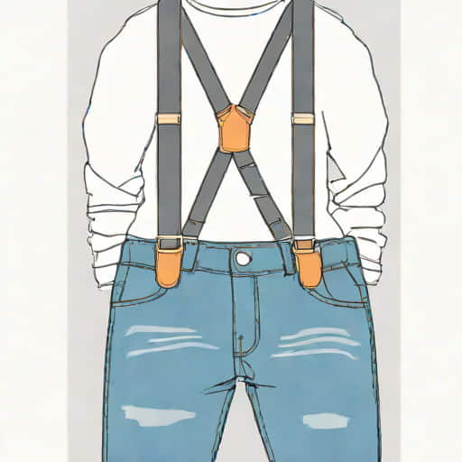 Jeans And Suspender