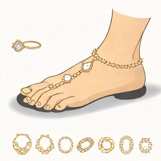 Jewellery Item Worn Around The Foot