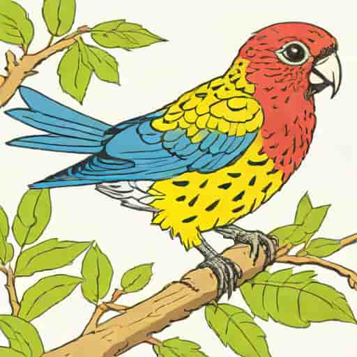 Juvenile Eastern Rosella