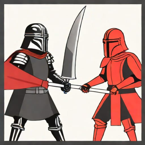 Knights Of Ren Vs Praetorian Guard