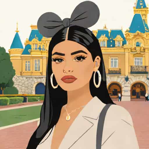 Kylie Jenner Stunned At Disneyland Paris