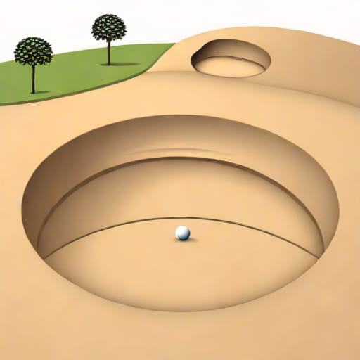 Langer Teeing Ball Up In Bunker