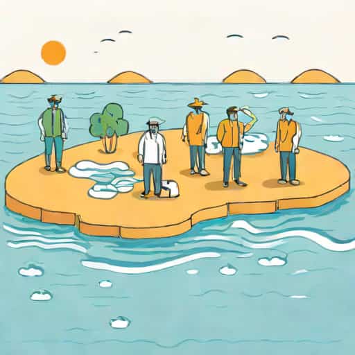 Males Who Inhabit A Landmass Surrounded By Water