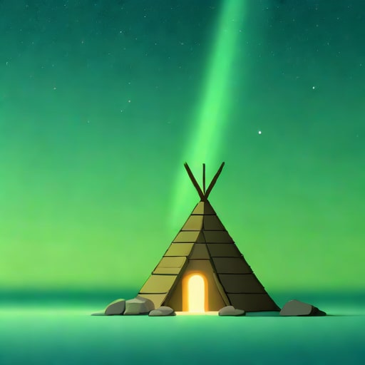 Northern Lights In Inuktitut