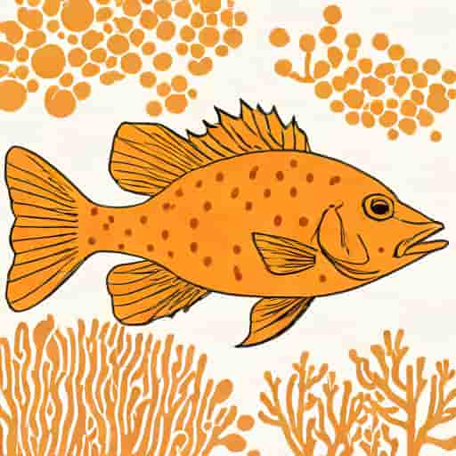 Orange Spotted Grouper Legal Size