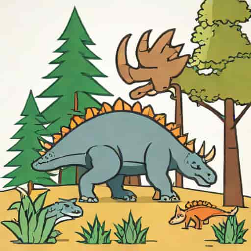 Paleo Pines Befriend Styracosaurus