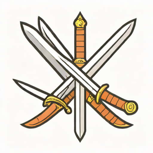 Part Of A Trio Of Fictional Swordsmen