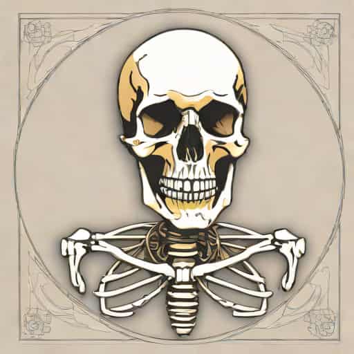 Porcelain And Horsehair Skeleton