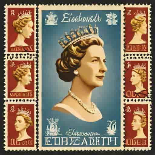 Queen Elizabeth Postage Stamps