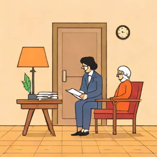 Quien Pinto Woman Leaving The Psychoanalyst