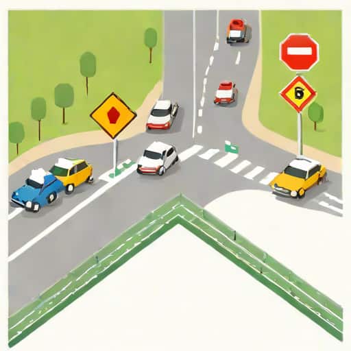 Road Safety Poster Drawing