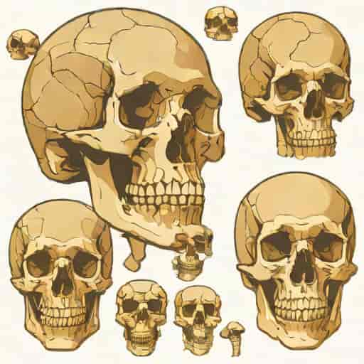 Skeletal Remains Fragments Of The Ageless