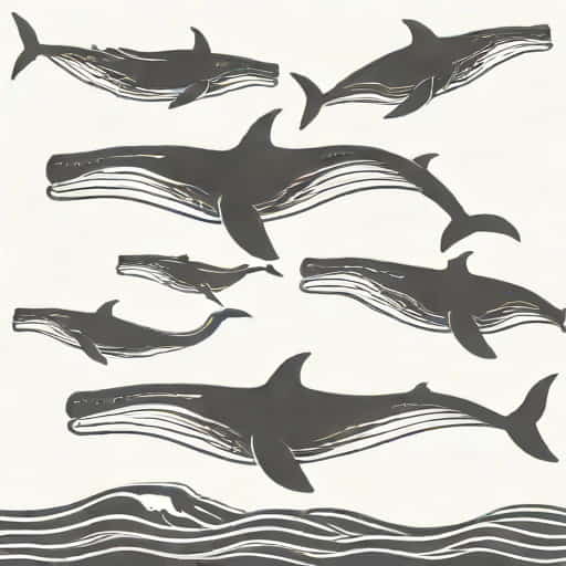 Tail Lobbing Humpback Whales