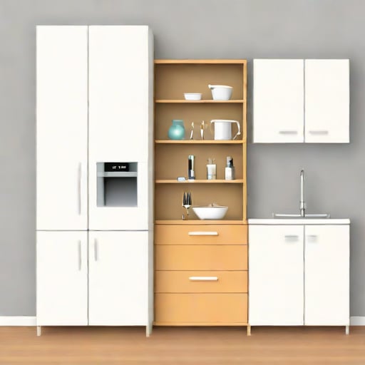 Tall Kitchen Cupboards Freestanding