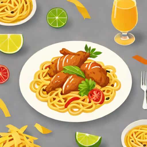 Tequila Chicken Fettuccine