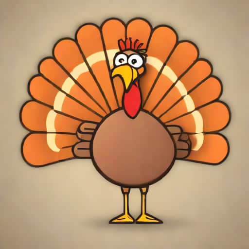 Tom Turkey Fanned Out