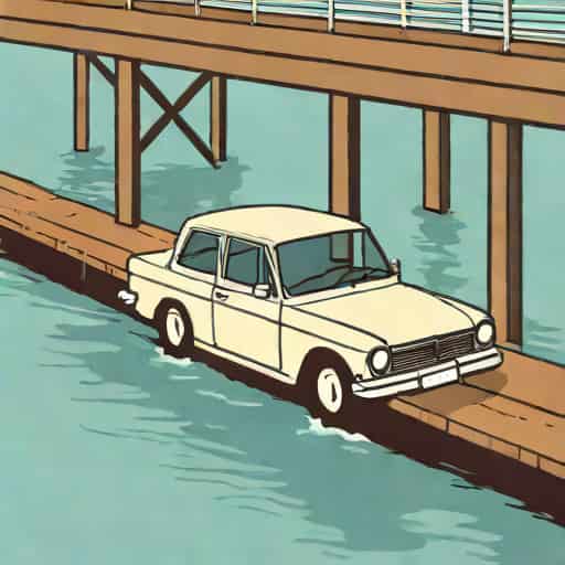 Vb Car Drove Off Pier