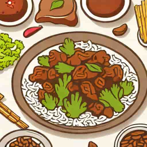 Vegetables In Mongolian Beef