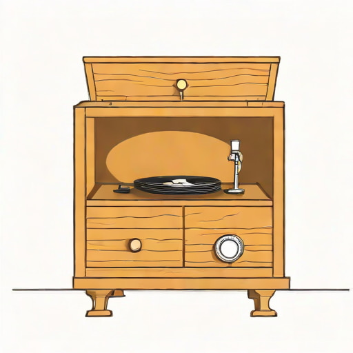 Victrola Phonograph Cabinet