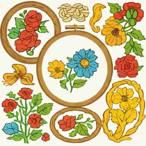 Vintage Crewel Embroidery Kits For Sale