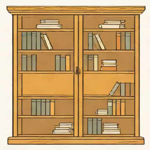 Vintage Style Bookcase