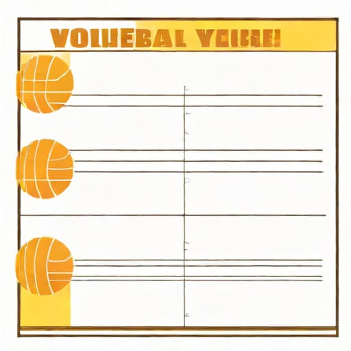 Volleyball Lineup Sheet