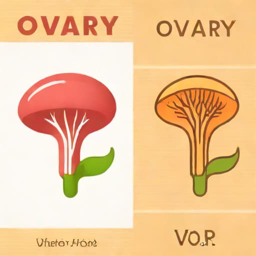 Vs Of Ovary Showing Female Gametophyte