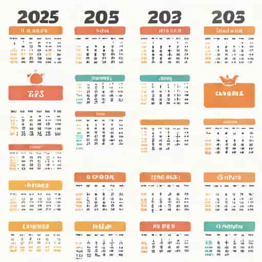 Yearly Calendar 2025 Printable